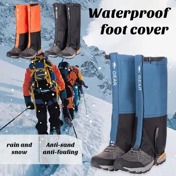 Защита на краката, за да се грижите за тревата, дишащи водоустойчиви гети, регулируеми щитове за зимни обувки за къмпинг, разходки на открито