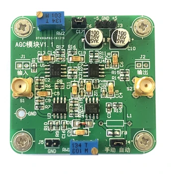 Модул AGC (VCA810) Автоматично регулиране на усилването, ръчно и програмируеми регулиране на амплитудата на изходния сигнал, честотна лента 40 М