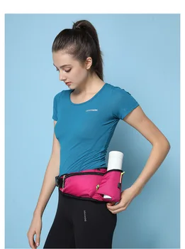 Спортна поясная чанта, оборудване за бягане на открито, мъжки и женски бутилки с вода, гъвкава водоустойчива чанта за мобилен телефон