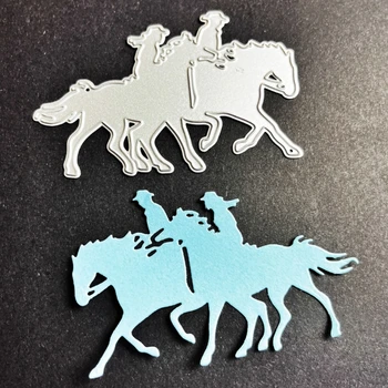 Метални щанци за изрязване на животни Шаблони за рязане на конете си САМ 
