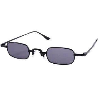 Ретро-панковские очила, Прозрачни квадратни Слънчеви очила, Дамски Ретро слънчеви очила, мъжки Метални рамки