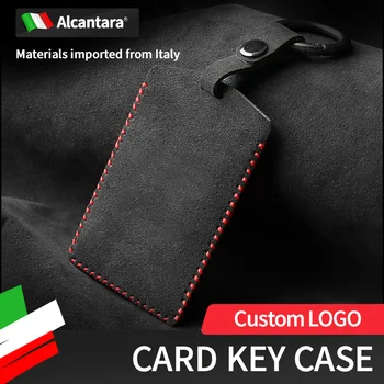 Подходящ за 21 своята практика за ключове от велур Alcantara BMW, нов своята практика за карти 3 серия X5X6X7/iX3/5 серия NFC