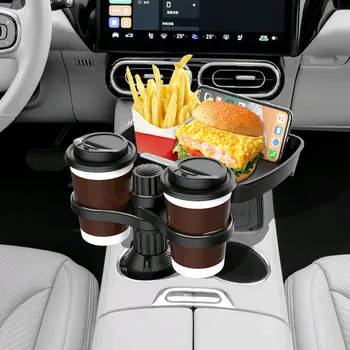 Регулируема на 360 Градуса Автомобилна поставка за Чаши С превръщането основание Автомобилна поставка за Чаши за хранене, Организиран от Държач за напитки За автомобилни аксесоари