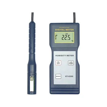 HT-6290 Цифров влага, температура, тестер, диапазон на измерване 10-95% относителна влажност на въздуха -10-60 градуса HT6290