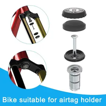За Airtag Air Tag Скоба за мотор, стойка за бутилки, закопчалка за под наем, предотвратяване на загуба на Велосипед, Пътна GPS-титуляр, Държач за карти, мъжки портмонета за Airtag