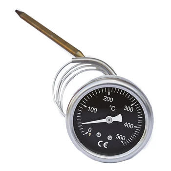 EP4 304, термометър за фурна за пица от неръждаема стомана, датчик за температура, 500 градуса, метална пластинчатый термометър