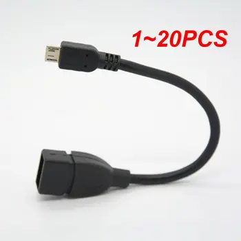 1 ~ 20PCS Micro USB Включете КЪМ USB 2.0 Женски OTG Кабел За предаване на данни Конвертор Домакин-Кабел-Адаптер За Мобилен телефон Nexus Sony, Huawei