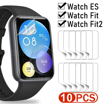 1/10 бр. Мека Защитно фолио за екрана Huawei Watch Fit 2 Fit2 ES, Защищающая от надраскване Гидрогелевая филм За Huawei Watch Fit/Fit 2/ES