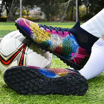 Качествени футболни обувки Mbappé, трайни леки футболни обувки, удобни футболни обувки за улицата, на едро маратонки за футзала 35-45 размери