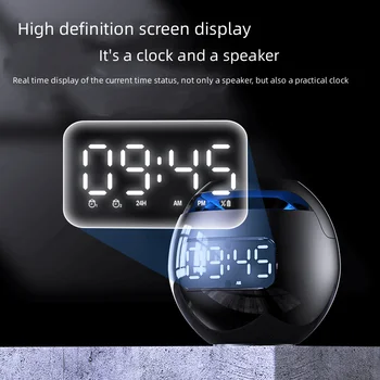 Говорител, интелигентни AI, Bluetooth часовници, звукова аларма, Мини-Bluetooth-Субуфер, Сверхдлинный режим на готовност Caixa De Som