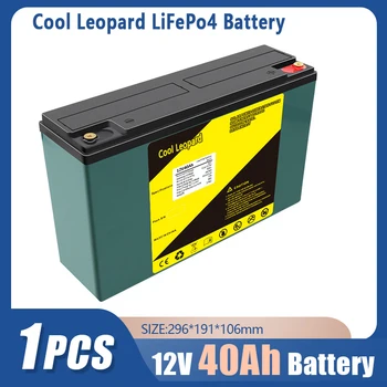 Новата Батерия Е 12.8 V 40Ah LiFePO4 за Детски Скутери, Подмяна на Лодка Двигател, Акумулаторна Литиево-желязо-Фосфатная Батерия 12V