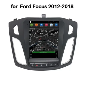Радиото в автомобила Android 12 с 9,7-инчов екран на Tesla за Ford Focus 2012-2018 Мултимедиен плейър GPS Навигация Carplay Автоматично главното устройство
