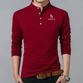 2023 Нова мъжка тениска за голф с дълъг ръкав, Класическа однотонная Модерен Бизнес и Ежедневни мъжки риза с къси ръкави за млади и на средна възраст