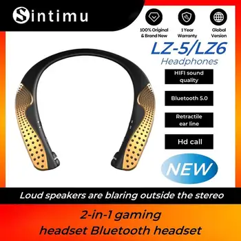 Детска слушалки LZ-6 2-в-1 HiFi Качество на звука на Повикване с висока разделителна способност Bluetooth 5.0 Аудио Външен звук Сверхдлительное движение в режим на изчакване