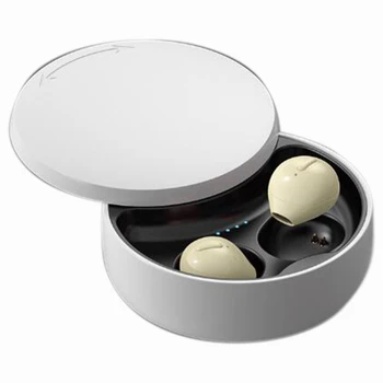 Безжични слушалки Mini X21S Bluetooth 5.0 с калъф за безжично зареждане на Невидима слушалка Mini Bluetooth В цвета на кожата