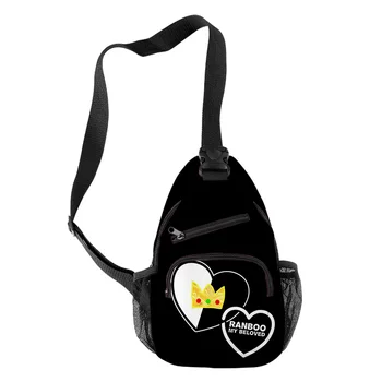 Модна новост, Отличителни чанти Ranboo 2 през рамо, Оксфордские водоустойчиви спортни, пътни чанти за момчета/момичета, чанти през рамо с 3D принтом