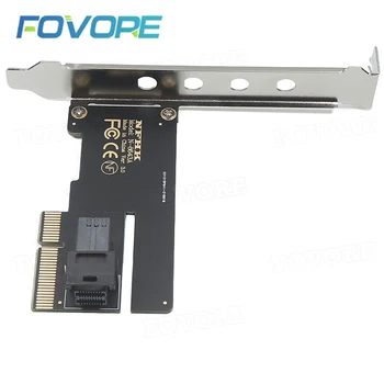 Адаптер U. 2 СФФ 8643 за PCIe PCI Express 3,0x4 за U2 СФФ 8643 SSD-диск за дънната платка на настолен КОМПЮТЪР