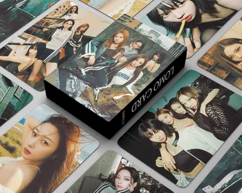 55 бр./компл. Kpop Girls Group Aespa Нов Албум MY WORLD Висококачествени Картички Lomo Колекция Бижута Картичка Жизел НИНГНИНГ