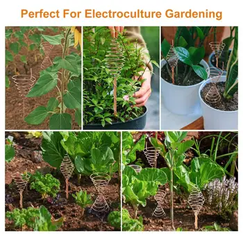 Электрозвуковой градински комплект Кабели за электрохимического градинарство Подобрява растежа на растенията, с помощта на чиста тел Электрокультура за помещения