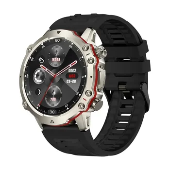 Смарт часовници FW09 Мъжки Bluetooth Покана Smartwatch 1,43-инчов Amoled С голям екран за наблюдение на сърдечната честота, Спорт на открито, Фитнес-тракер