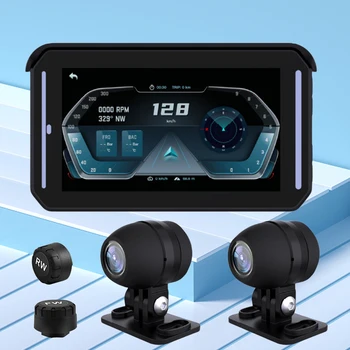 5-Инчов GPS-монитор с G-сензор, wi Carplay, автоматична Аудиозапис Android, IPS сензорен екран, монитора на налягането в гумите, видеорекордер
