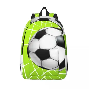 Студентски чанта Футболен топката В мрежата, раница за родители и деца, Лека раница за двойки, чанта за лаптоп