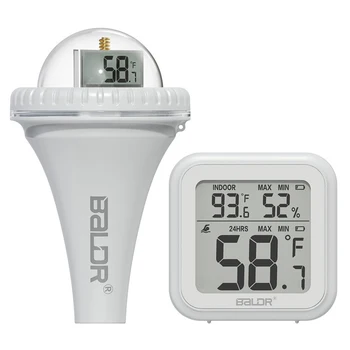 Термометър за басейна BaLDR, Безжичен термометър за басейн, Плаващ термометър за басейн, хидромасажни вани, Тест термометри за езерото