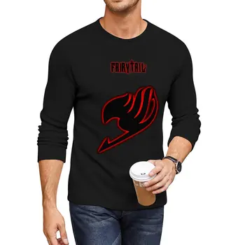 Нова дълга тениска Fairy Tail - Guild, спортна риза, бързосъхнеща тениска мъжка тениска