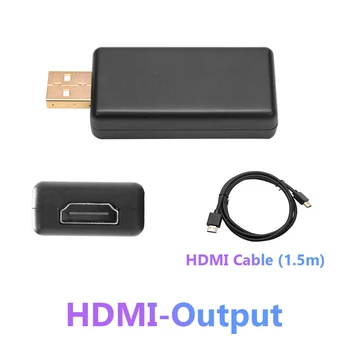 Интерфейс адаптер видео изход USB To CVBS RCA, HDMI за свързване към телевизионному монитор, на дисплея на устройството За Android-радио, Мультимедийному плейъра