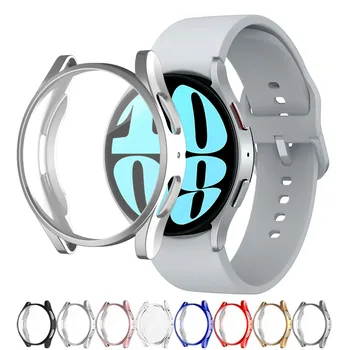 Мек Калъф от TPU За Samsung Galaxy Watch 6 44 мм 40 мм, С Покритие, Пълно Покритие на Бронята е Защитно фолио За Samsung Watch6 Frame