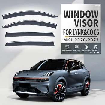 За LYNK & CO 06 MK1 2020 + Пластмасов Прозорец Козирка Вентилационни Завеси за Защита Срещу Слънце и Дъжд За LYNK & CO 06 MK1 2020 +