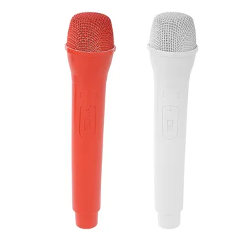 Микрофон за ролеви игри ABS Портативен Дизайн на ключа с висока имитация на дъното за многократна употреба микрофон за говорене