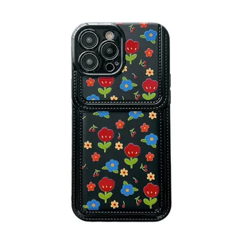 Силиконов калъф за телефон с ярки цветове, а на Задната капачка на обектива, устойчив на удари, Антидетонационный, Калъф за iPhone 14, 13, 12, 11 Pro Max
