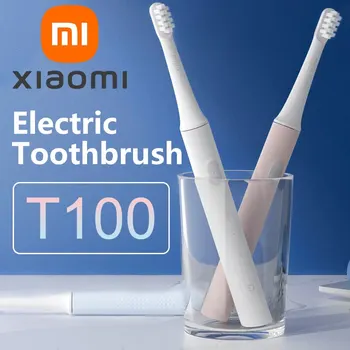 Xiaomi Mijia T100 Звукова Електрическа четка за зъби Mi Smart Водоустойчива четка за Зъби IPX7 Акумулаторна USB за избелване на зъбите