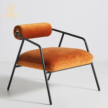 Трапезария стол на Скандинавския дизайн, Модерни Трапезни Столове с метална рамка, Ретро маса за Хранене, стол с облегалка, Ресторанная мебели