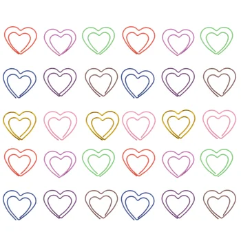 Набор от файлове за домашна употреба Love Многоцветен очарователен файл за планиране на домашен интериор във формата на сърце