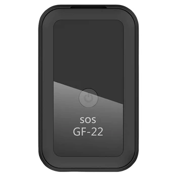 1 БР. GPS тракер GF22, Устройство за проследяване на времето в глобален мащаб, Защитата от Загуба на, анти-кражба Аларма, Позиционер За Запис на Глас, Черен