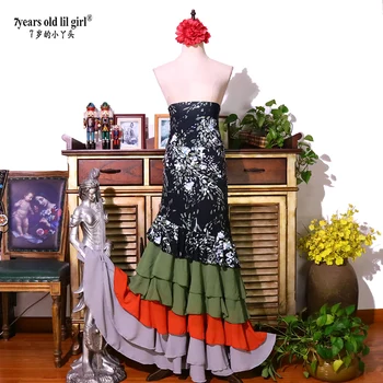 Рокля с волани в стил фламенко - популярната марка за облекло на денс DTT83