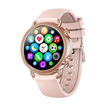 2023 Умни часовници Дамски Температурни водоустойчив умни часовници с пълен сензорен екран Спортни Фитнес часовници за Мъже за Andriod телефон IOS