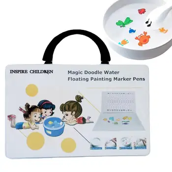 Магически писалка за рисуване за децата, вода, 4 цвята, дръжки за рисуване с вода с плаващи мастило, за многократна употреба маркери за творчество на децата